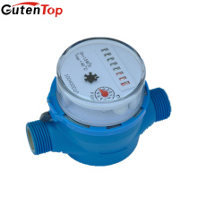 Gutentop Rotary-paleta Dial-seco Medidor de agua de flujo único